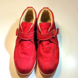 BUFFALINO GENUINE LEATHER MEN'S ANKLE BOOTS